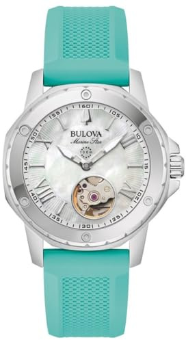 Bulova Automatisk klocka 96L325, silver, Rem