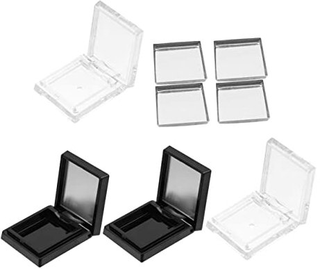 Gogogmee 2 Sets Tragbarer Make-up-aufbewahrungskoffer Nachfüllbarer Lidschattenpaletten-organizer Kompakter Lidschattenkoffer Für Den Heimgebrauch Auf Reisen