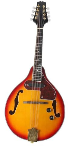 Standard Mandolin Musical Instruments Professional 8 Strings Electric Mandolin Classical Instrument A Style Electric Mandolin With Carrying Backpack Cloth(Mandolin Set)