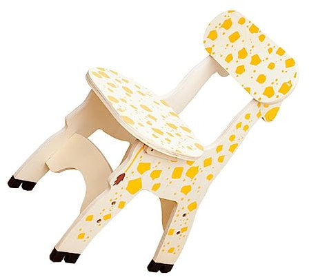 Alipis Kinderstuhl Giraffe Aus Holz Mit Rückenlehne Für Kleinkinder Sicherer Und Stabiler Lernstuhl Für Spiel Essenssituationen Willkommen in Jedem Kinderzimmer