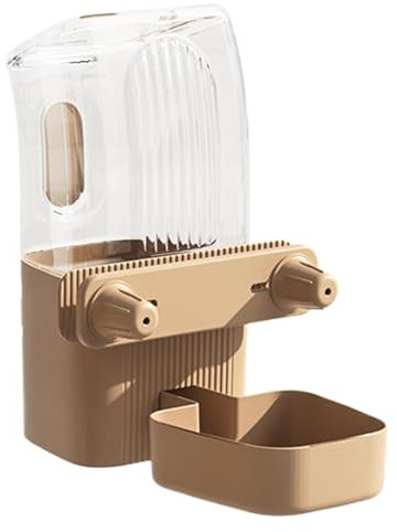 Automatic Dog Feeder for Cages, Automatic Water Bowl, Food Dispenser on Cage, Pet Supplies, Large Wooden Crates, Feeder for Puppy Cats