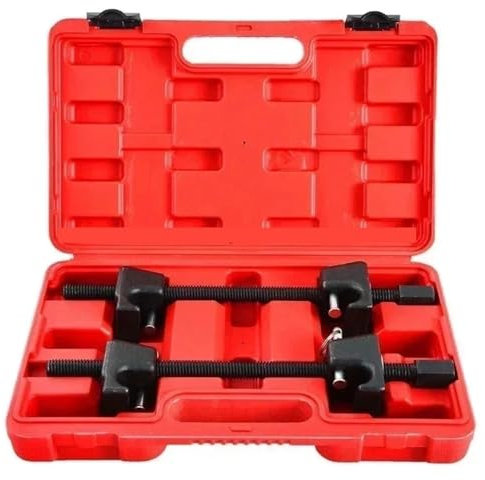 ARUPMN Valve Removal Installer Tool 2Pc Heavy Duty Strut Coil Spring Compressor Clamp Set Remove Shock Absorber Or Spring Tool Car Repair Tool
