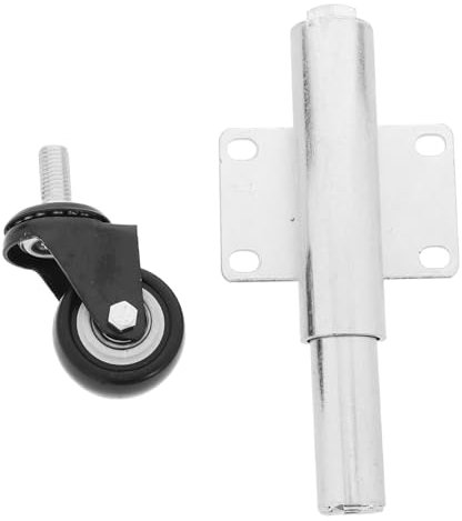 TOPBATHY Ruote Per Cancelli Da Giardino Supporti Per Ruote Per Cancelli in Ferro e Retrattili Assicurano Movimento Fluido e Riduzione Del Rumore