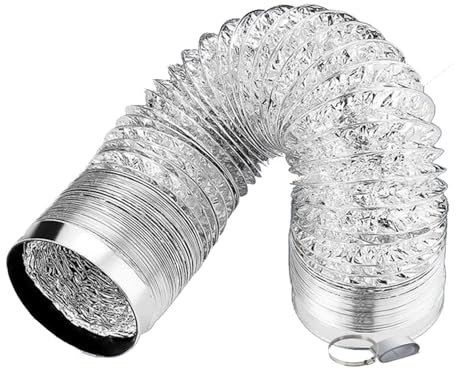 Flexibler Aluminium-Trockner-Lüftungsschlauch, hitzebeständige Luftkanäle für die Belüftung zu Hause, tragbare Klimaanlage-Lösung