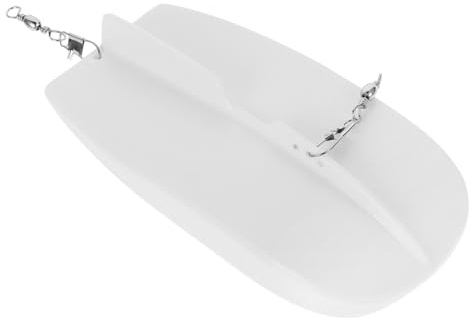 SUPVOX Planche De Traîne Blanche Légère Accessoire Plongée Plastique pour Mer Profonde
