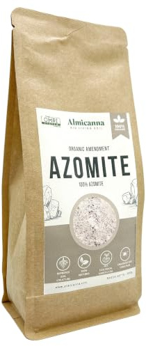 ALMICANNA: Ceniza volcánica AZOMITE 100 % – Activador natural del suelo, rico en minerales y oligoelementos (800G)