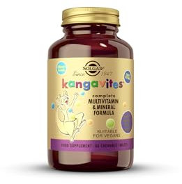 Solgar Kangavites Bouncing Berry Complete Multivitamin and Mineral Formula Chewable Tablets - Pack of 60- 28 Active Ingredients - Supports a Healthy Lifestyle - Vegan and Gluten Free