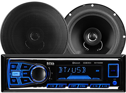 BOSS Audio Systems 638BCK Car Stereo, Bluetooth, No DVD, 6.5 Inch Speakers