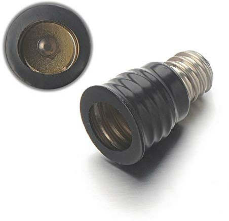 YI Lighting Supplier E12 Candle Candelabra Base Screw Socket to Intermediate E17 Fan Light Screw Adapter Converter (3pcs/Pack)