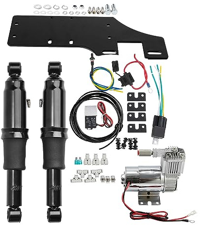 TCMT Kit de suspensión neumática trasera para Harley Touring Bagger Road King Road Glide Street Glide Electra Glide Ultra Limited 1994-2023
