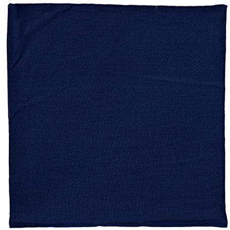 Cojín térmico de semillas de uva, 19 x 19 cm, color azul oscuro