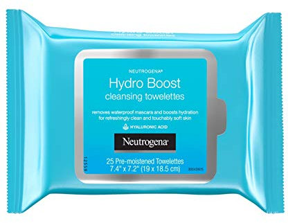 Neutrogena Hydro Boost Cleanser Facial Wipes 25 Count (Pack Of 2)