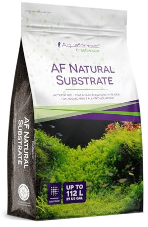 Aquaforest AF Natural Substrate Bag 7,5 litres - substrat à base d'argile et de tourbe riche en nutriments pour aquascaping et aquariums plantés