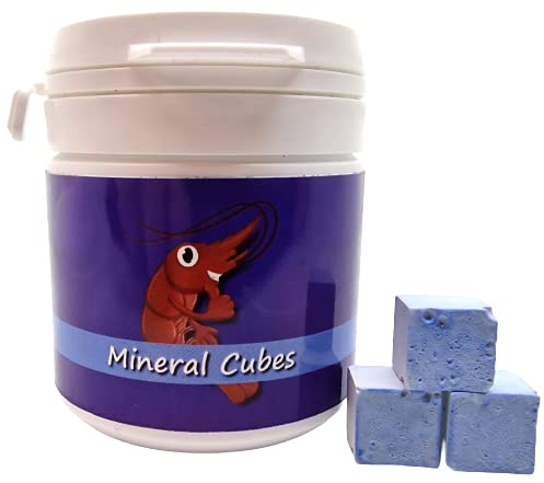 Mineral Cubes Blue Dream / 30 Stück/Garnelen Seemandelbaum Aufbereiter Schnecken