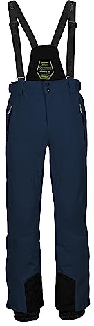 killtec Herren Skihose/Funktionshose mit abnehmbaren Trägern, Kantenschutz und Schneefang Enosh, dunkelpetrol, S, 30920-000