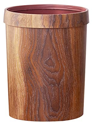 Nagoyuki - Cubo de basura de grano de madera, diseño retro
