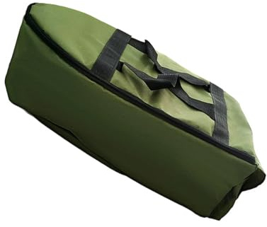 divuukyi Tragbare Angeltasche mit Fernbedienung, reißfeste Aufbewahrungstasche, wasserdicht, Köder, Boote, Tragetasche, einfach zu tragen, grün