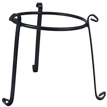 BESPORTBLE Supporto per Piante in Metallo Supporto per Vasi da in Battuto Adatto per Esterni su Patio Veranda o Balcone
