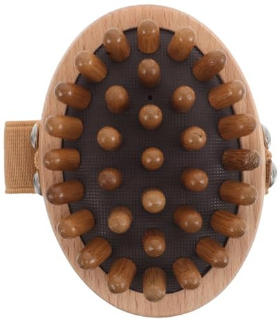 minkissy Holzkopfhautmassagebürste mit Luftkissen-design für Intensivmassage Kompakt und Tragbar Unisex für Damen und Herren Geschenkidee für Effektive Kopfhautpflege