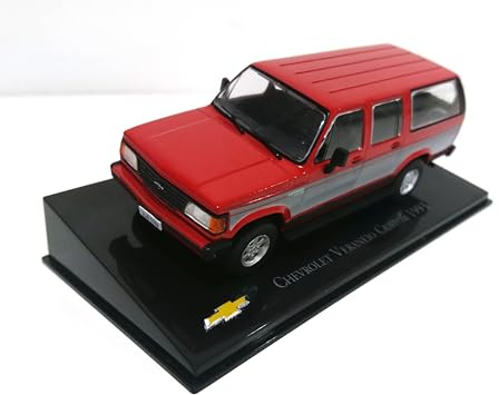 OPO 10 Modellauto im Maßstab 1/43, kompatibel mit Chevrolet Veraneio Custom 1993, rot CH20