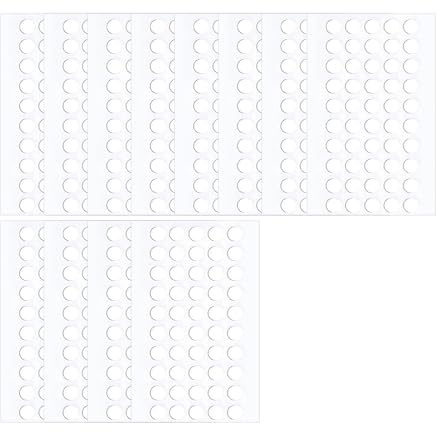 600 Stück Doppelseitige Klebepunkte, 20 mm Transparente Klebestreifen Entfernbare Nano Aufkleber Doppelseitiges Wasserdichte Punktaufkleber Runde Selbstklebende KlebePunkte DIY Festivaldekoration