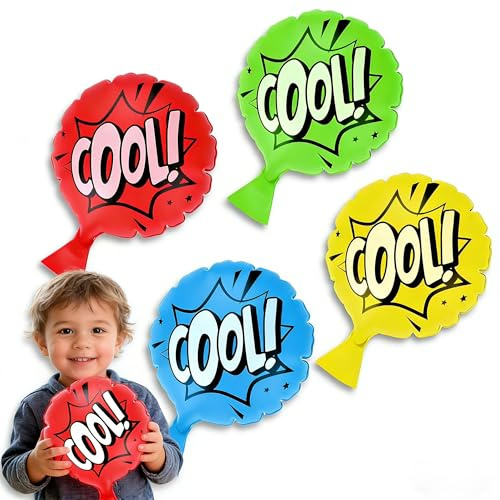 ROISKJANPA Whoopie Cushions for Kids 4 Pack, 8 Inch Whoopee Cushion Prank Kit Toys for Kids, Kids Party Favors Funny Gifts for Adults Woopie Cushion Toys