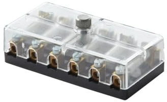 HELLA 8JD 002 291-211 Sicherungsdose - 6-polig - 8A - glasklar