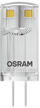 OSRAM LED Pin Lampe mit G4 Sockel, Warmweiss (2700K), 12V-Niedervoltlampe, 0.9W, Ersatz für herkömmliche 10W-Lampe, 10er-Pack