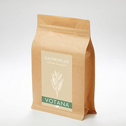 VOTANA GASTROPLUS - Kräuter für Pferde in Premiumqualität zur optimalen Unterstützung bei Magengeschwüren (500g) - Artgerechtes Ergänzungsfutter für Pferde ohne künstliche Zusatzstoffe