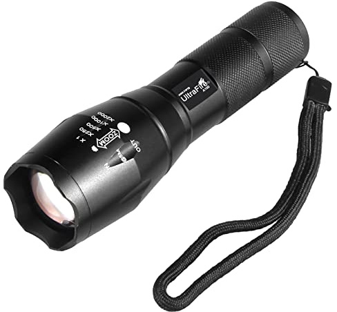 ULTRAFIRE IR LED Torch 940nm Adjustable Focus Infrared Illuminator, Zoomable IR Light for Night Vision Coyote Hog Predator Hunting, A100-IR