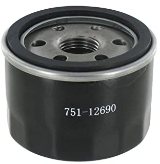 Filtre à Huile, Lot de 3 751-12690 751-11501 951-12690 MTD Moteurs Filtre pour Tondeuse à Gazon Lawnflite Cub Cadet MTD 4 CV 420CC TRACTEUR VERTICAL 4P90HU 4P90JHA 4P90JU 4P90JUA 4P90JUB 4P90MU