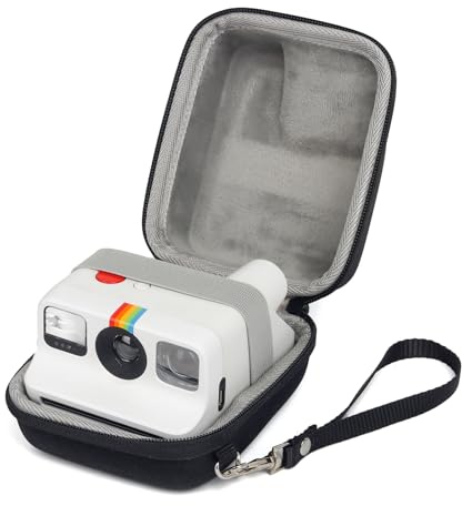 HIYQIN Housse de Protection pour Polaroid Go - Sac de Transport avec Bracelet pour Appareils Photo Instantanés 9035/9071/9070 - Noir