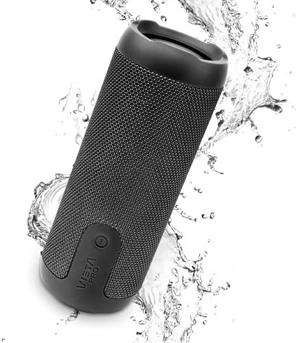 Vieta Pro Altavoz Star con Bluetooth 5.3, 40W, Funcion True Wireless Stereo, Resistencia al Agua IPX7, Radio FM, Reproductor USB, Conector Tipo-C, Entrada aux-in, y autonomía de 11 Horas. Color Negro