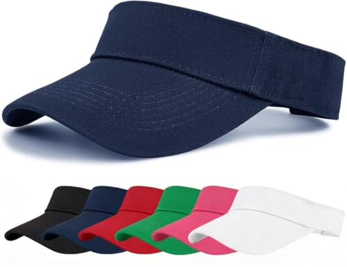 Zando Sun Visors for Women Adjustable UV Protection Golf Visor Hat Lightweight Empty Top Cap for Tennis Running