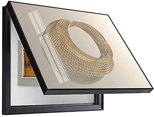 Distribution Box Decorative Painting,Light Meter Covers Decorative Meter Cover Electric Meter Box Detachable Distribution Box Electric Safe Switch Painting Hanging Painting Wall,C,60x50cm Color : G(G,