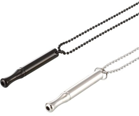 Onperpoe 2 Stück Rauchentwöhnung V2 Halskette Rauchfrei Original Rauchentwöhnung Hilfsmittel Atemkraft Rauchentwöhnung Stress Relief Nichtraucher Aufhören Necklace Geschenke Breathe Kette