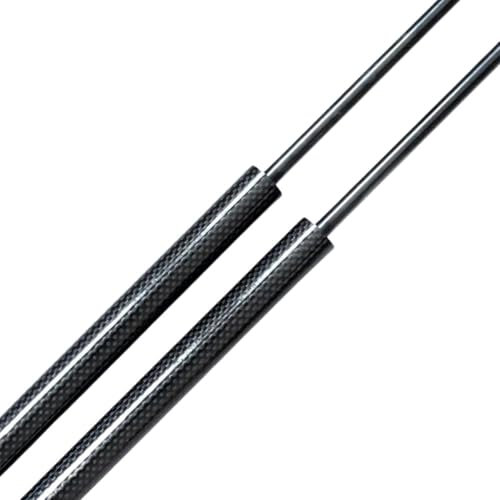 YZITSRQ Hydraulikstange für Kofferraumstreben für P&eugeot für 206 Schrägheck 2A C 1998-2012 Kofferraumlift unterstützt Stoßdämpfer Gasfedern 51023704 Gasfeder Gasdruckdämpfer Halterung(Black Carbon F