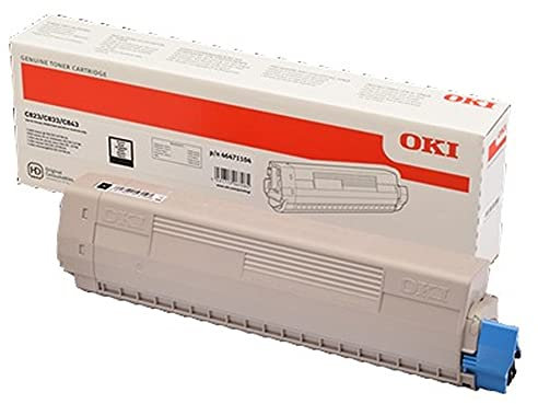ECOPRO - Original Toner für OKI C823 C833 C843 - Schwarz - 7.000 Seiten A4 - Code 46471104