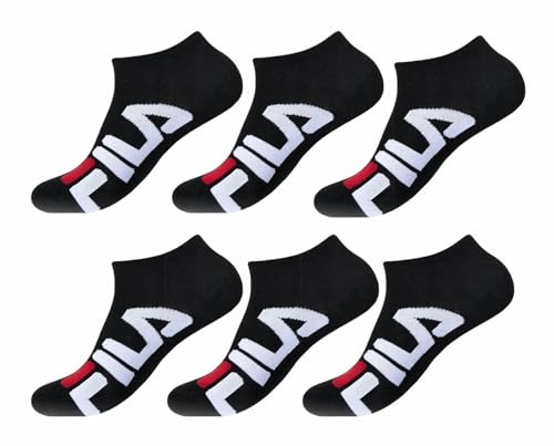 Fila Calcetines (Paquete de 6) Hombre, 200 Black, 39-42