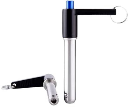 Quick release pins, 1pcs VCN118 Diameter 25mm Ball Head Fastening Locating Pin, L-shaped Handle Button Quick Release Pin Accessories(VCN118 25 30mm)