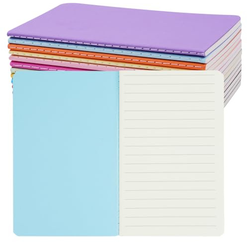 AOOSU Piccoli Quaderno Appunti, 13Pezzi A6 Blocco Note, Taccuini per Ufficio e Scuola Foderati per Diario di Viaggio, Diario, Appunti