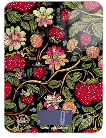 Straberries Balance de cuisine Rouge cerise 5 kg 5 g g 4 unités pour (utilisateur) (utilisateur) (utilisateur) (utilisateur) peso numérique para comida