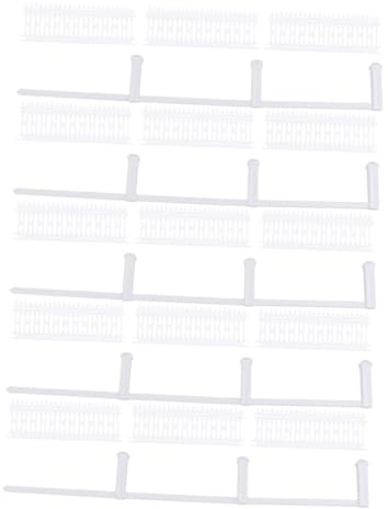 FUNOMOCYA Cerca de Plástico Abs Modular para Miniaturas para Decoración de Jardines Maceteros y Pueblos Maquetas