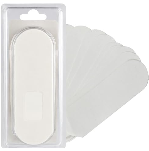 Cuccio Pro Pedicure File Refills – 180 Grit White Disposable Sheets – Water-Resistant and Hygienic – Compatible with Stainless Steel Pedicure File – Pack of 50