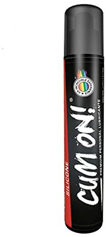 CUM ON Gleitgel - Gleitmittel auf Siliconebasis - auch für sinnliche Massagen verwendbar - mit Jojobal Öl für verbesserte Hautelastizität - ideal für Analverkehr - 110ml