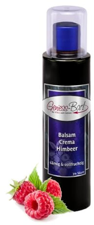 Geniess-Bar! Balsamico Creme Himbeer (0,26 Liter) - Premium Crema di Aceto Balsamico di Modena IGP mit 3% Säure