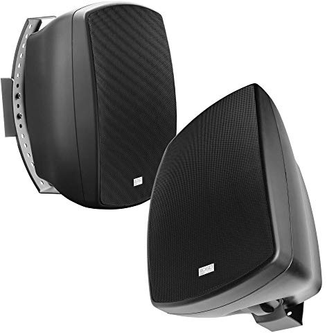 OSD 6.5 Outdoor Patio Speaker Pair 150W, IP54 Weather Resistant, Full Motion Bracket Black AP650