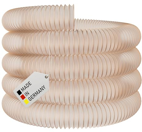 AWM sslang Ø 160 mm transparent 0,4 mm sanläggning Spiralslang svårt brandfarlig Flexslang (3 meter)