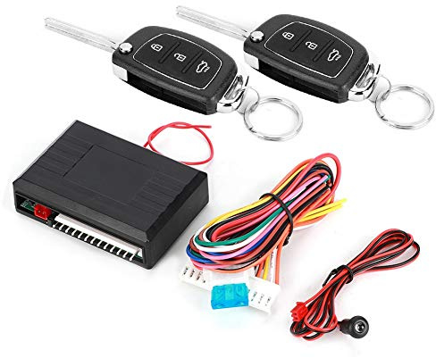 Yctze Kit sistema di accesso senza chiave a 3 pulsanti, sistema di sicurezza con chiusura centralizzata sostituzione per auto universale per centralina chiusura centralizzata auto sistema di chiusura