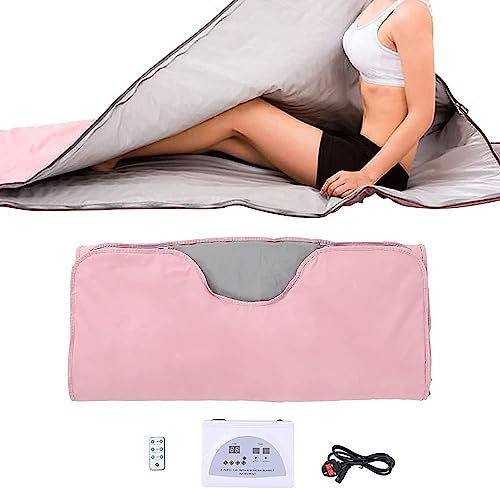 HSRG Oxford Infrared Sauna Blanket, 2 Zone Digital Far-Infrared Professional Sauna Heating Blanket, Home Spa Beauty Device For Body Shape Slimming Fitness